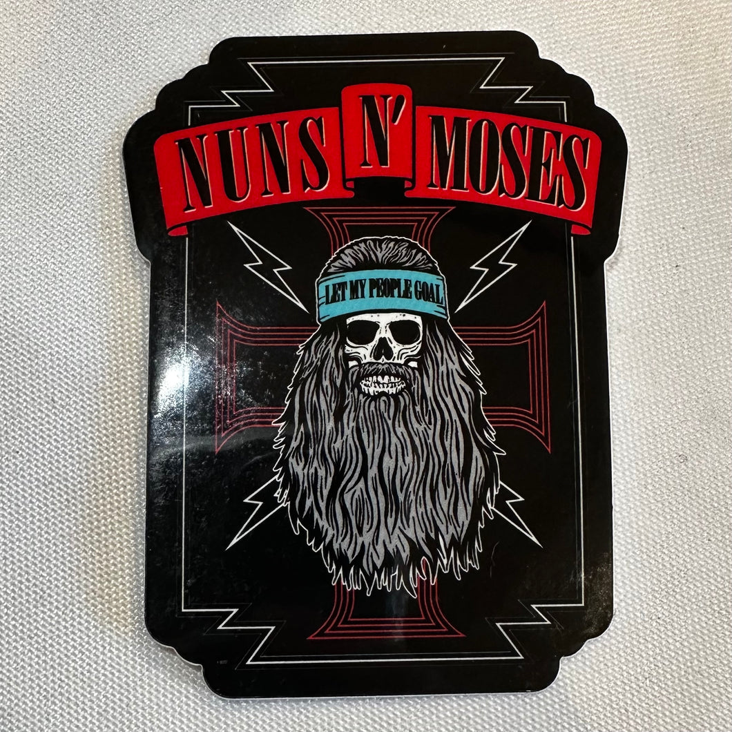 Nuns N Moses Sticker